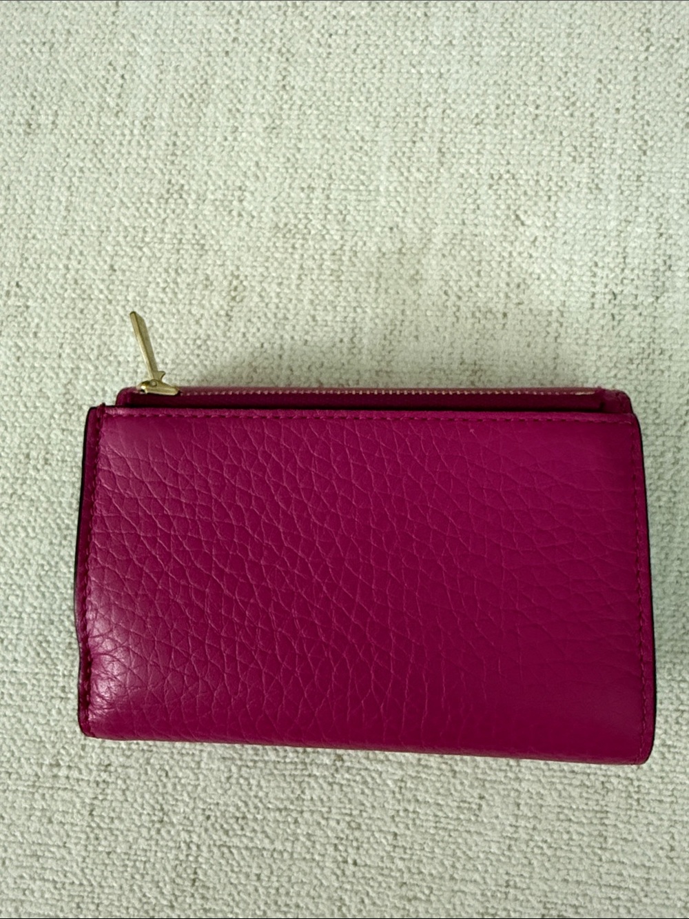 Mulberry Darley Pebbled Leather Clutch in Fuchsia - Picture 2 of 5